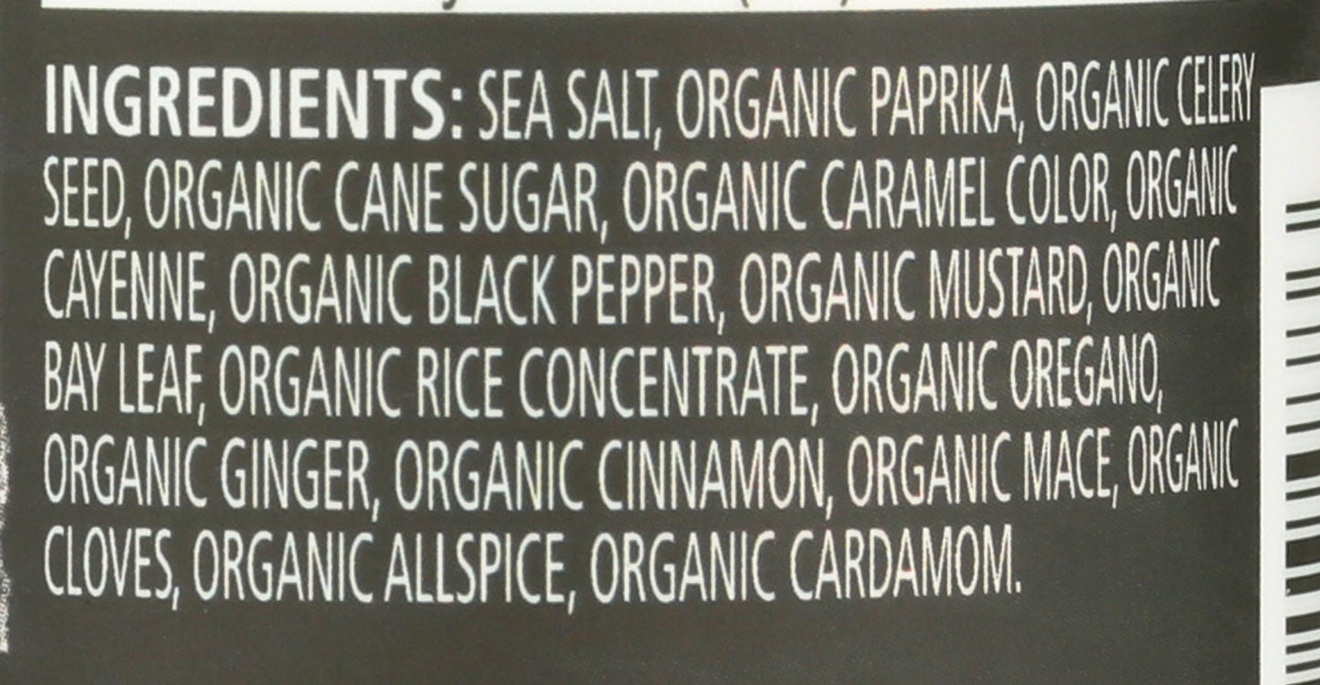 Frontier Co-op Organic Blackened Seafood Seasoning, 2.5 Ounce Bottle, Savory Blend for Fish, Seafood, Sauces, Chowders