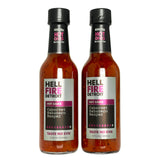 Hell Fire Detroit Cabernet Habanero Reaper Hot Sauce (Extra hot), Crafted with Fresh, Fire-Roasted Habanero and Carolina Reaper Chile Peppers