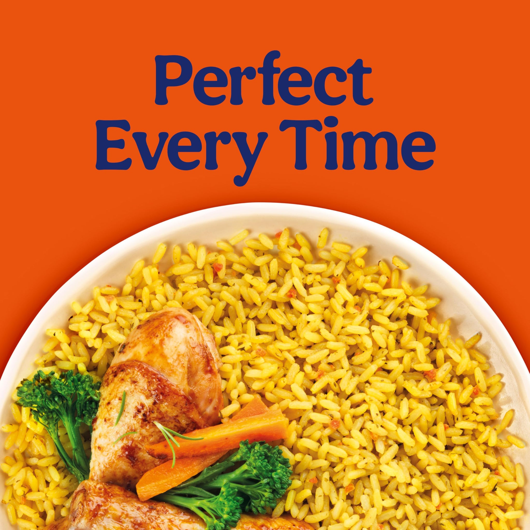 BEN'S ORIGINAL Ready Rice Roasted Chicken Flavored Rice, Easy Dinner Side, 8.8 OZ Pouch (Pack of 6)