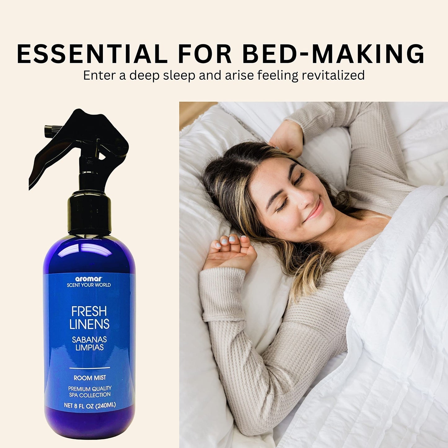 Aromar Fragrance Premium Quality SPA Collection Fresh Linens + Midnight Lover + Hawaiian Plumeria + Eternal Life (Pack of 4) (Assorted 4pk)