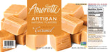 Amoretti - Natural Crema Di Caramel Artisan Flavor Paste, 8 oz, Perfect For Ice Cream, Beverages, Cakes, and more, Preservative Free, Vegan, Gluten