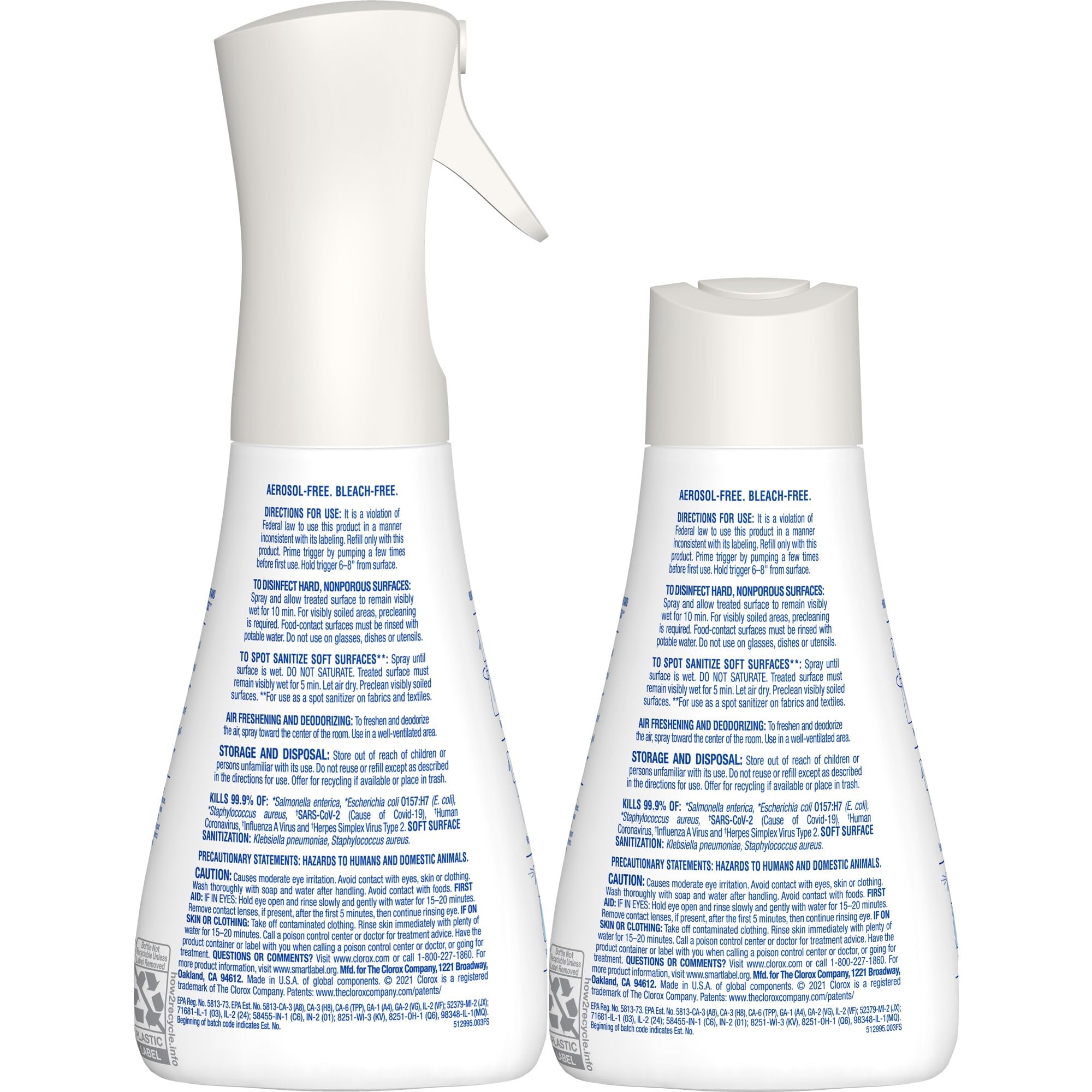 Clorox Disinfecting Mist Sanitizing And Disinfectant Spray, 16 Oz, Lemon And Orange Blossom