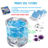 YOUGG Washing Machine Cleaner Tablets?6 Pack,Fresh Solid Washer Deep Cleaning Tablet,For HE, Front Loader&Top Load Washers