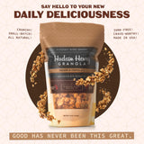 Hudson Henry Chocolate Pecan Granola | Gluten Free Granola with Nuts & Seeds | Vegan, Non-GMO & Small Batch Baked with Pure Maple Syrup & Extra Virgin