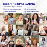 The Clean People Dishwasher Pods - Cuts Grease & Rinses Sparkling Clean - Residue-Free - Phosphate Free Dishwashing Pods (60 Count, Lemon Verbena)