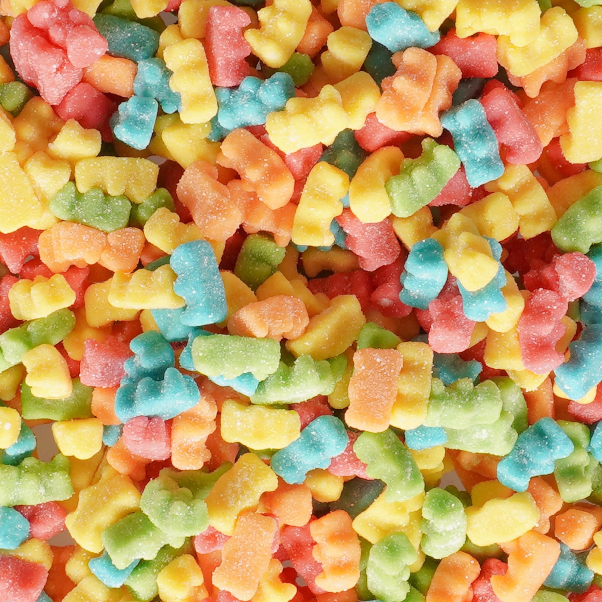 Candy Break Sour Neon Gummy Bears, Four Flavor Gummies, Sweet & Sour Candy Snacks for Kids & Adults, Bulk Candies Share Size Bag, Variety Pack, 5 lbs
