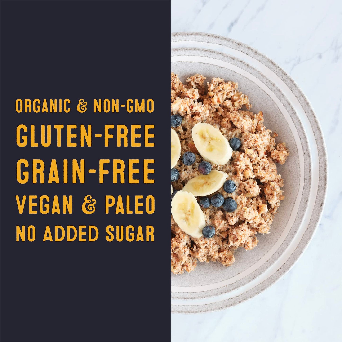 Wella Cereal Oatmeal Alternative, Gluten-Free Breakfast Hot Cereal, Grain-Free Paleo Organic Vegan High Protein Superfood, Plant-Based Non-GMO, Low in
