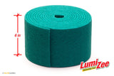 Green Scrubbing Pad Roll 19ft Economy Size Medium Duty Abrasive Scrub Sponge Scouring Pads 19ft x 6in x 0.3in (6m x 15cm x 8mm) Scrubby Tough Stains