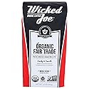 Wicked Joe Coffee French Whole Bean, 12 oz, red