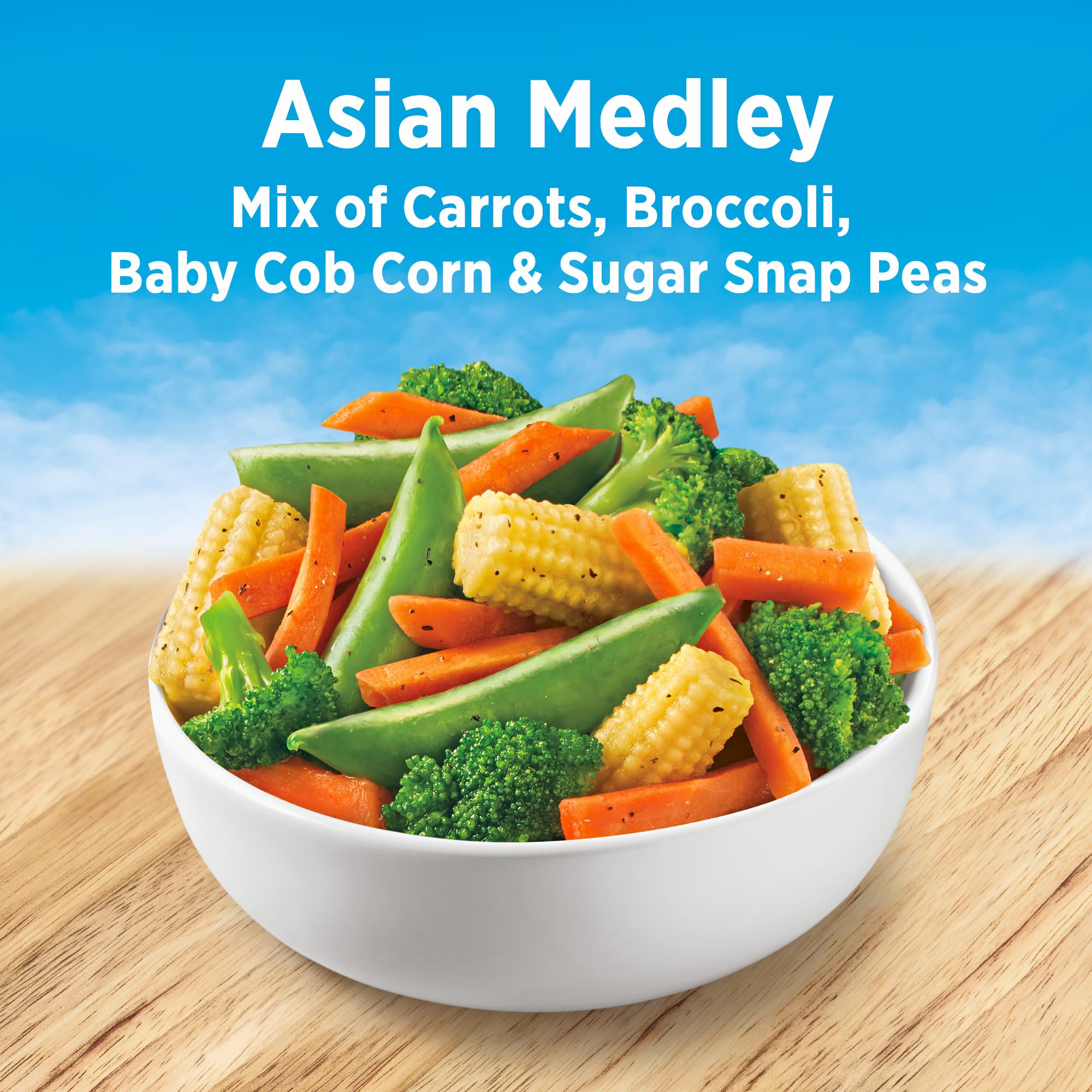Birds Eye Steamfresh Asian Vegetable Medley Convenient, 10.8 OZ