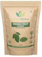 Natural Mango Fruit Powder - 1 lb - Non-GMO, Vegan, Gluten Free, Kosher, Vegan, Paleo, Raw - Green Nectar (16 Oz - 1 Pack)