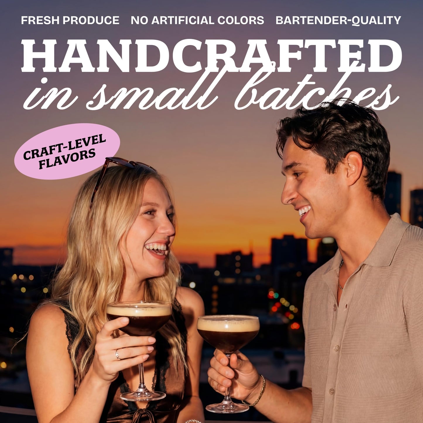 Craft Cartel Espresso Martini Cocktail Syrup Mixer | 16oz | Craft Cocktail & Mocktail Mix | Just Add Alcohol