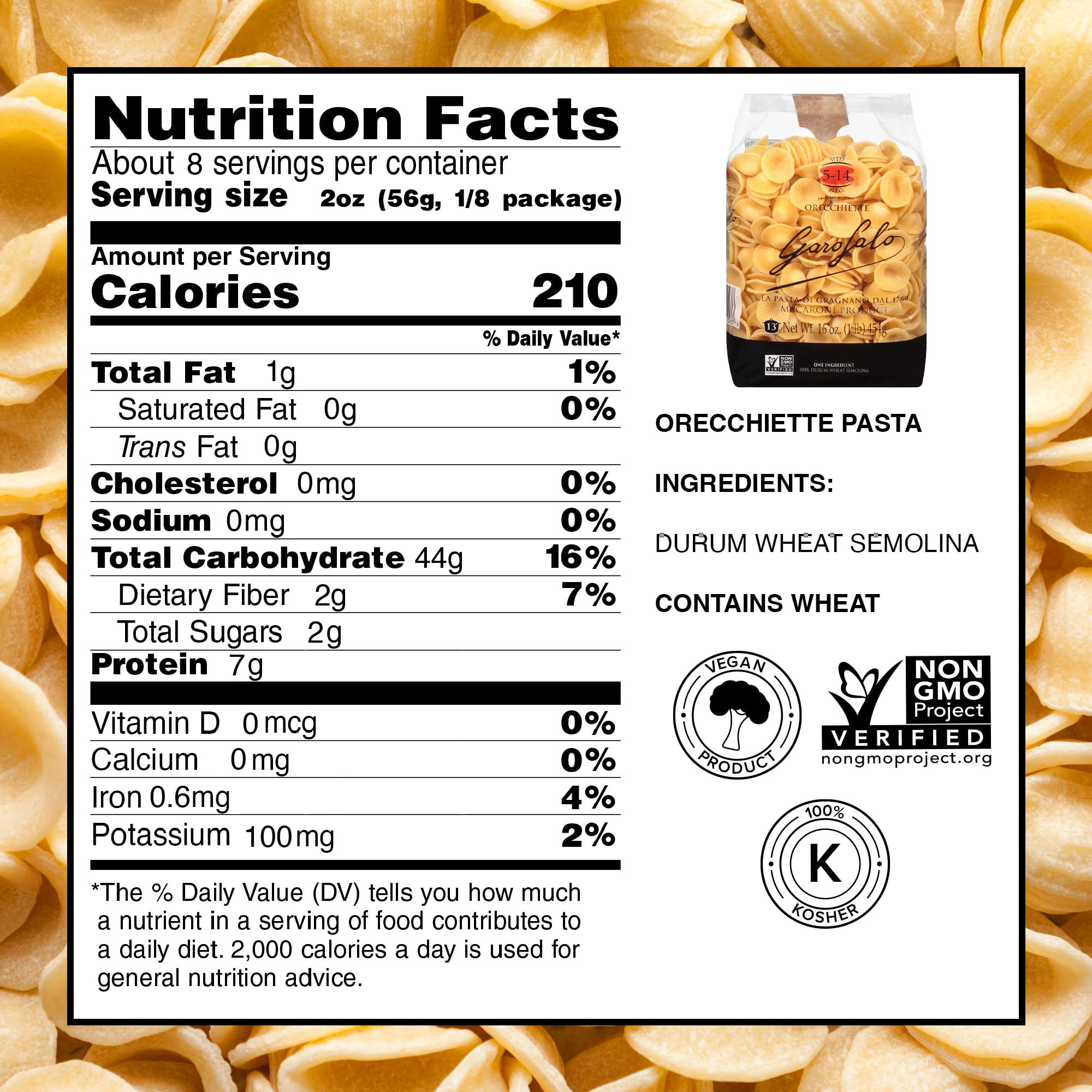 Garofalo - Orecchiette, 16 Ounce (4 Pack)