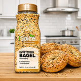 iSpice Blend | Bagel Topping Seasoning | 16 oz | Bulk Size | Mixed Spices & Seasonings | Kosher