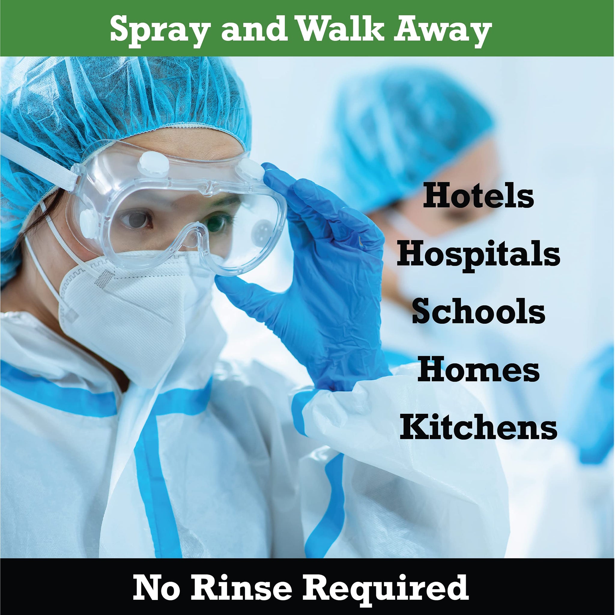 SNiPER Hospital Disinfectant, Odor Eliminator & All-Purpose Cleaner, 1 Gallon, 2-Pack