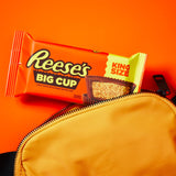 REESE'S Big Cup Milk Chocolate King Size Peanut Butter Cups, Candy Packs, 2.8 oz (16 Count)