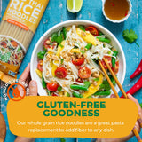 Lotus Foods Organic Brown Rice Pad Thai Noodles - Asian Style Noodles for Stir Fry, Gluten Free, Vegan, Whole Grain, Non GMO, Serve Hot or Cold - 8 Oz