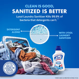 Lysol Disinfectant Laundry Sanitizer & Scent Booster, Laundry Detergent Additive, Color Safe Bleach Alternative, Laundry Odor Eliminator, Kills