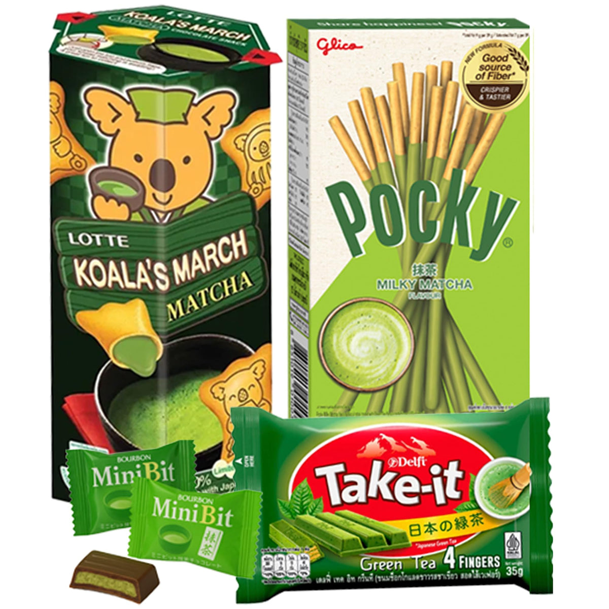 Matcha Lover Chocolate & Candy Assortment Snack Box - Premium Japanese Snacks, Chocolates & Sweets - Unique Gift for Women, Birthday Treats, Aesthetic