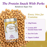 Imlakesh Organics Sacha Inchi Nuts - High Protein Superfood Nuts, 0 Net Carbs, Paleo and Keto Snack, Gluten-Free, Vegan (14oz Metal Jar)
