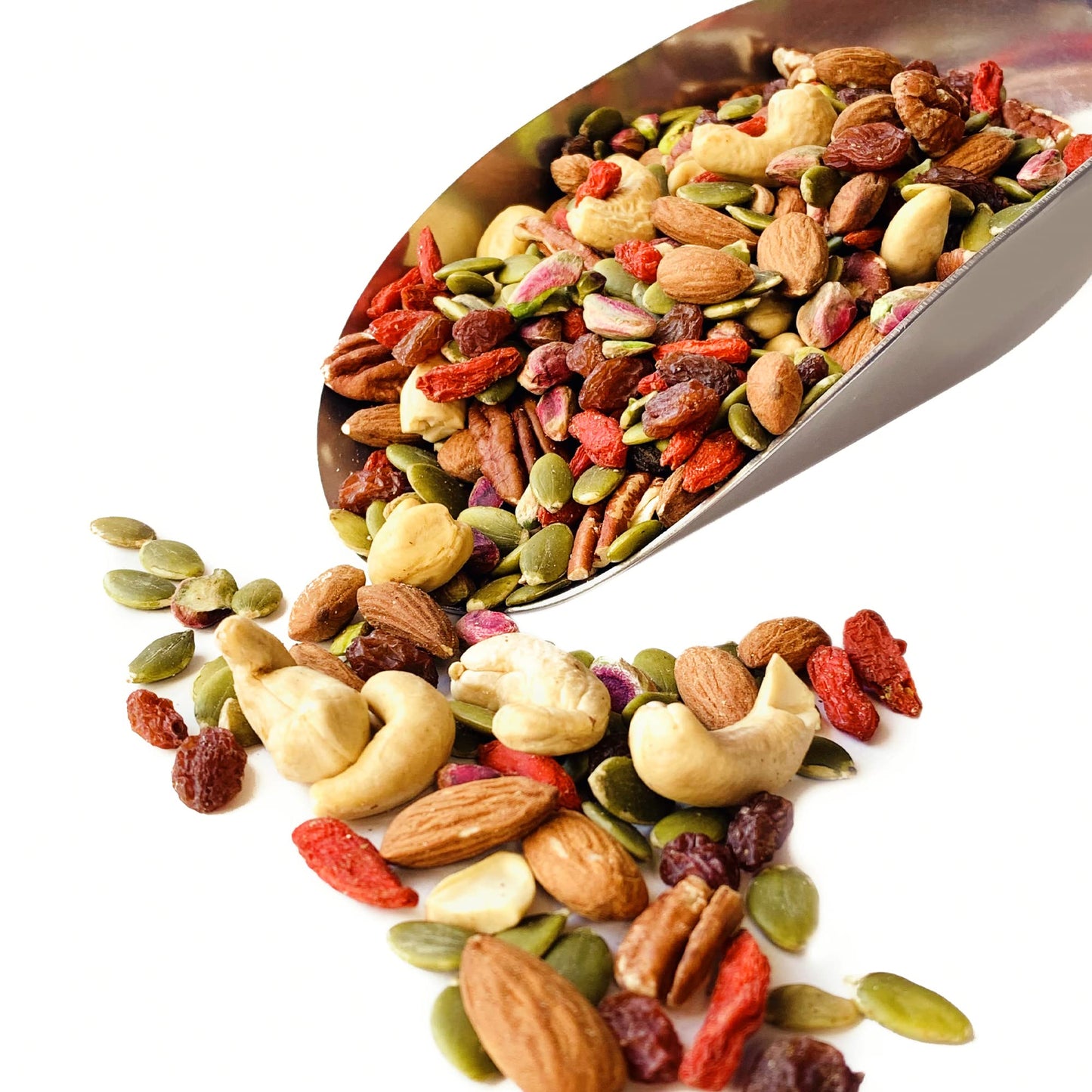 NY SPICE SHOP Goji Berry Trail Mix with Mixed Nuts - Dried Fruit Healthy Snacks for Adults and Kids - Nut Snack Packs - 3 Pound
