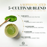 Loop Matcha Tokyo Ginza Edition - Pure Japanese Ceremonial Matcha Powder 30g - Stone Ground 5-Cultivar - Blend - Shade Grown - Emerald Green
