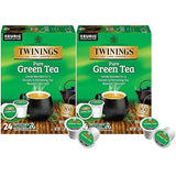 Twinings Pure Green Tea K-Cup Pods for Keurig, 24 Count (Pack of 2), Smooth Flavour, Enticing Aroma, Caffeinated, Enjoy Hot or Iced