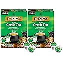Twinings Pure Green Tea K-Cup Pods for Keurig, 24 Count (Pack of 2), Smooth Flavour, Enticing Aroma, Caffeinated, Enjoy Hot or Iced
