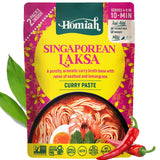 Homiah Laksa Curry Paste - 7 Oz - Gluten Free, Non-GMO Malaysian Curry Paste - Laksa Curry Paste, Thai Essentials for Kitchen - Premium Laksa Thai