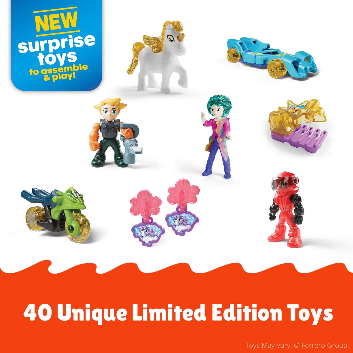 Kinder Joy Egg, Treat Plus Toy, Sweet Creams and Chocolatey Wafers, Individually Wrapped, 0.7 oz