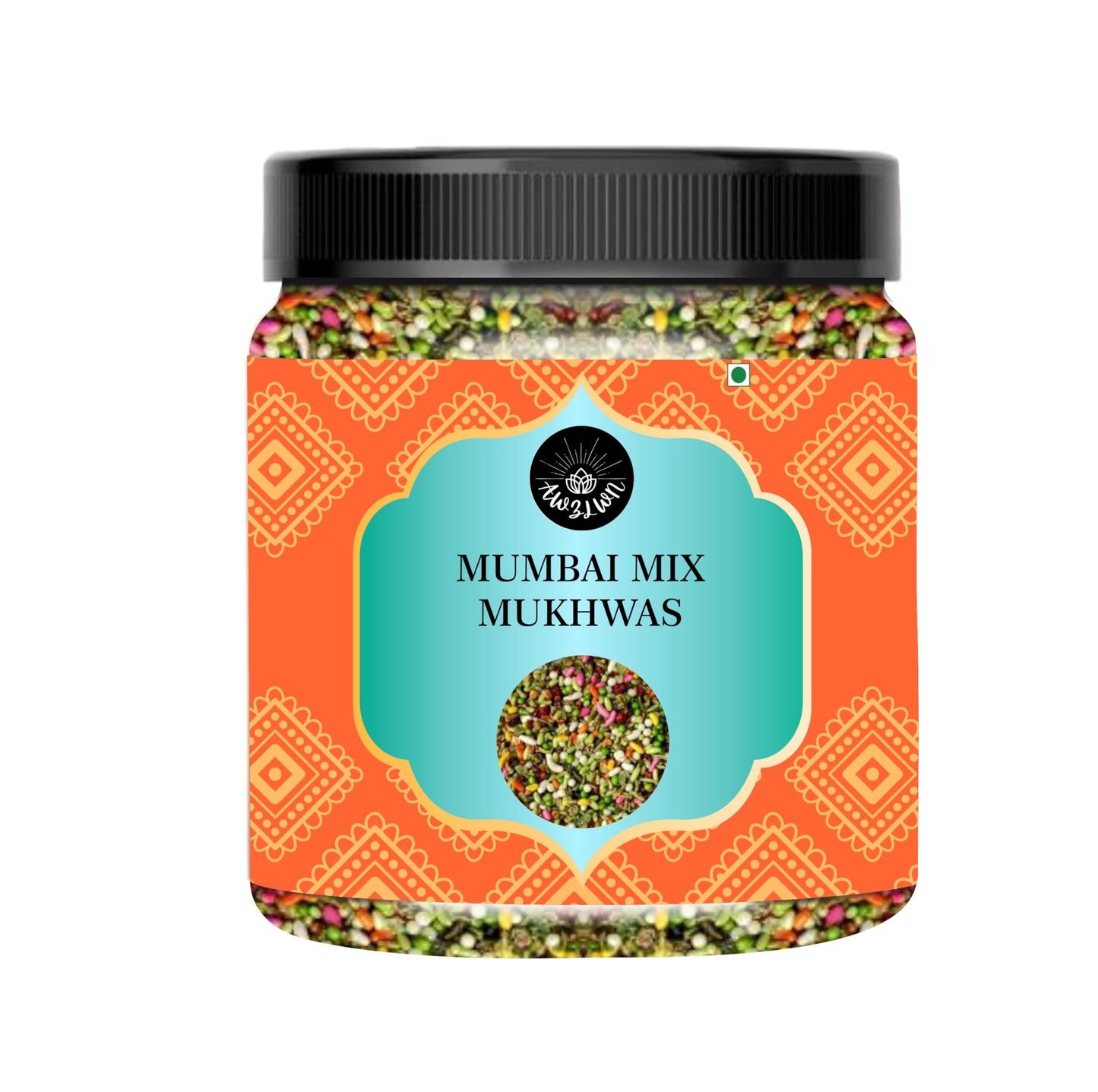 AWZLWN Natural Mumbai Mix Mukhwas 7.05 OZ (200 GM) | Set oF 1 | AWZLWN