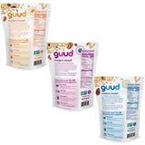 GUUD Fuel Pack Muesli Cereal Variety Pack, 12 Ounce (Pack of 3), Athlete Fuel, Brain Fuel, Gut Fuel, Vegan, Non-GMO Certified, Kosher