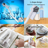 Gap Cleaning Brush Kit - Small Spaces Crevice Brushes