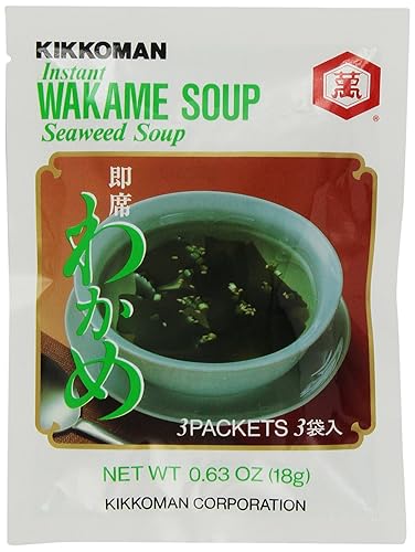 Kikkoman Instant Soup, Wakame Seaweed, 0.63 Ounce