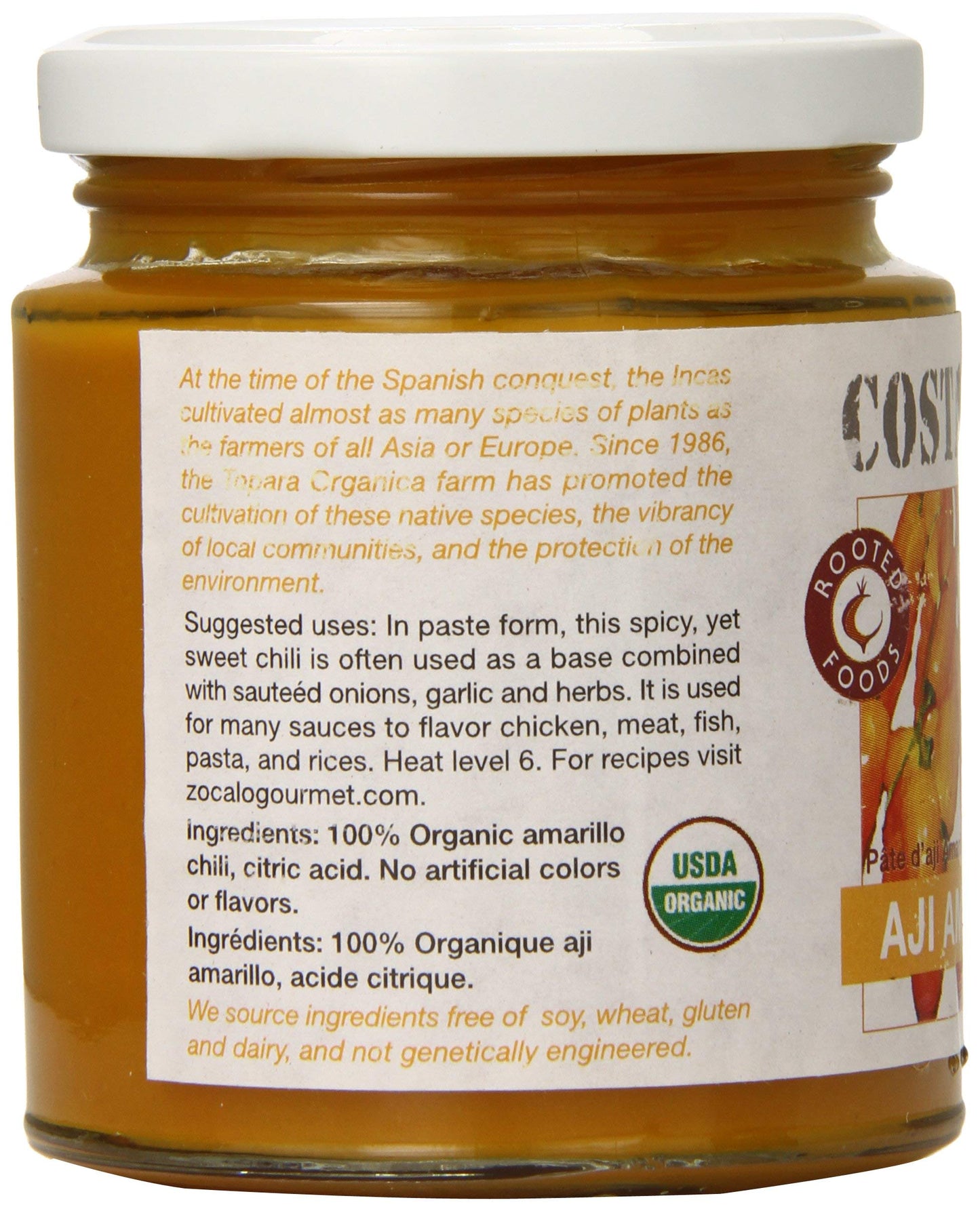 Zócalo Peru Organic Aji Panca Paste, 8 Ounce