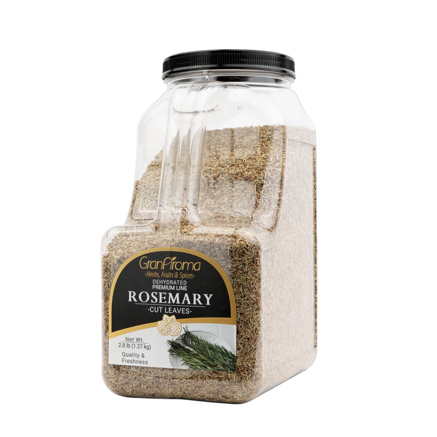 GranAroma Rosemary Leaves, Versatile Spice, Sweet & Savory Flavor (2.8 Pound)