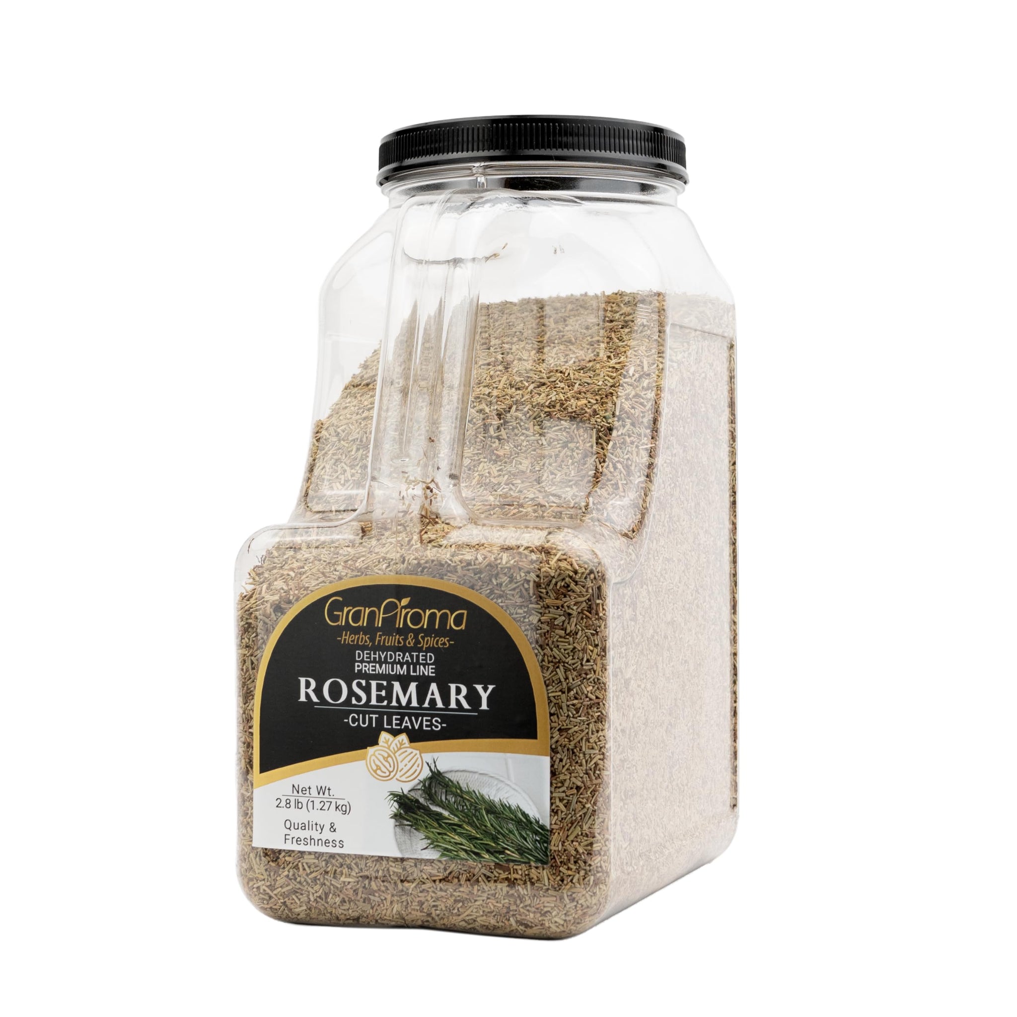 GranAroma Rosemary Leaves, Versatile Spice, Sweet & Savory Flavor (2.8 Pound)