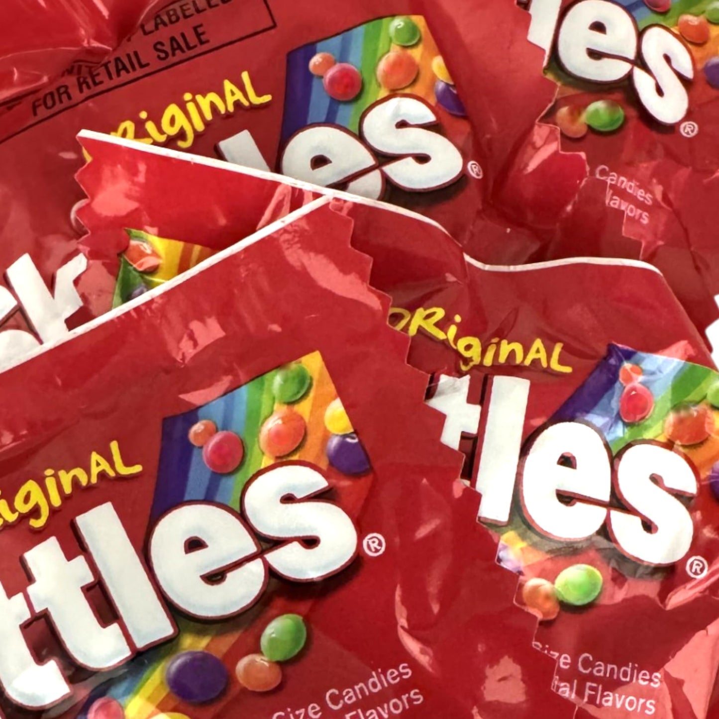 Skitles Original Flavor Fun Size Chewy Candy Packs Bulk Bag-3 lbs Individually Wrapped Bulk Party Assortment 80+ Fun Size Packs-Perfect for Sharing