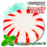 ShippedFast Peppermint Starlights Candy Mints, Real Peppermint Oil Infused Hard Candies, 1 Pound Bag