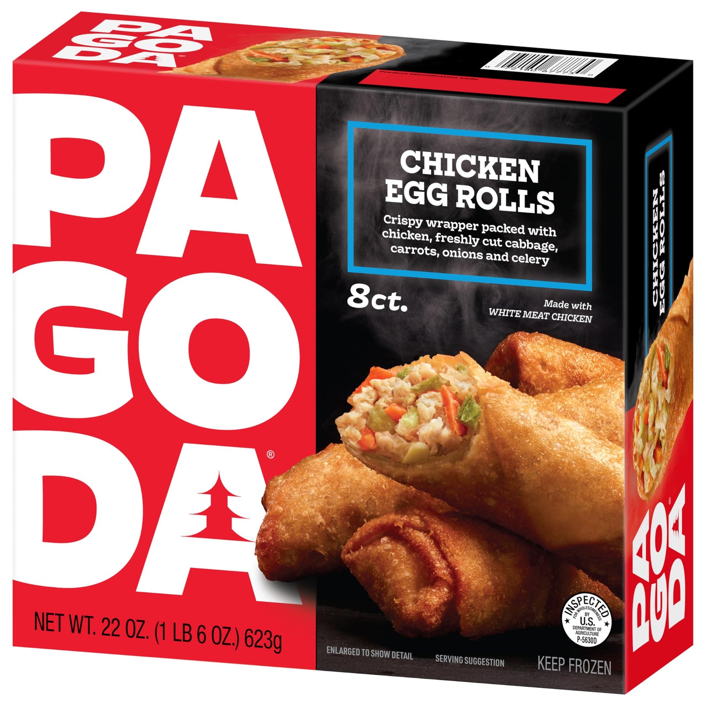 Pagoda Chicken Egg Rolls, 22 Oz