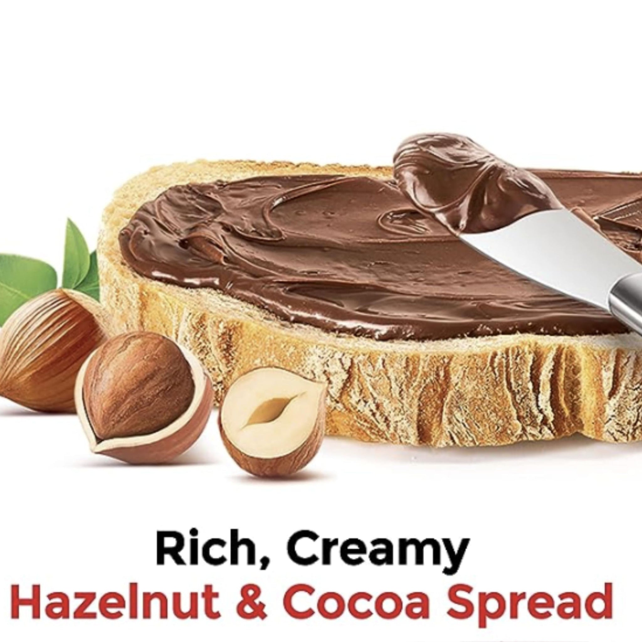 Hazelnut Cocoa Spread Mini Cups, Single-Serve Snack Packs, Portion Control, Individually Sealed, Made in Italy, Pack of 30, 0.52 oz Each - Breakfast