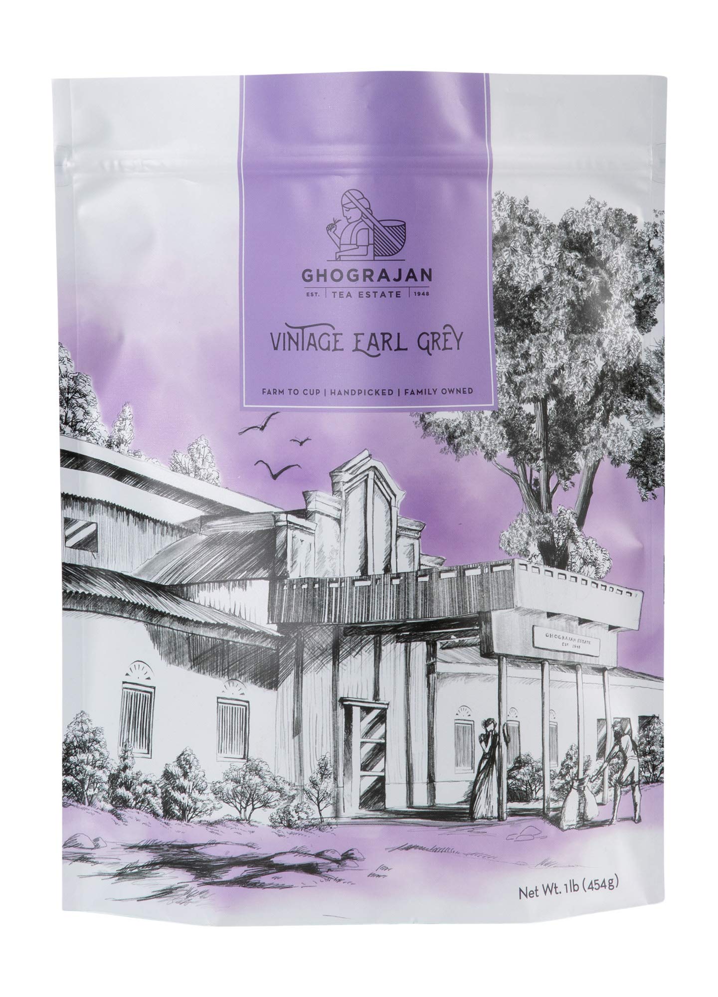 Loose Leaf Earl Grey Black Tea (200+ Cups) - Fresh Harvest - Directly Shipped From Our Family-Owned Estate in India - Blended with Organic Bergamot