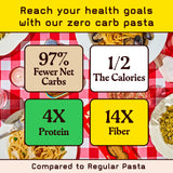 Pete's Pasta Spaghetti Noodles | 20g Protein Pasta, No Carb + Low Carb Pasta | Keto, Carb Free Pasta | Healthy, Zero Carb Italian Pasta From Italy |