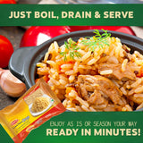 Osem Gourmet Orzo Pasta 4-Pack: Premium Kosher Certified Pasta - Great Taste, Wholesome & Ready in 10 Minutes - Bulk Value Pack - 4.4lbs Total