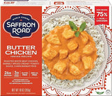 Saffron Road Frozen Butter Chicken - High Protein, Seed Oil Free, Chickens Raised with No Antibiotics, No Artificial Ingredients, Gluten-Free - 10