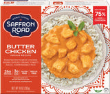Saffron Road Frozen Butter Chicken - High Protein, Seed Oil Free, Chickens Raised with No Antibiotics, No Artificial Ingredients, Gluten-Free - 10