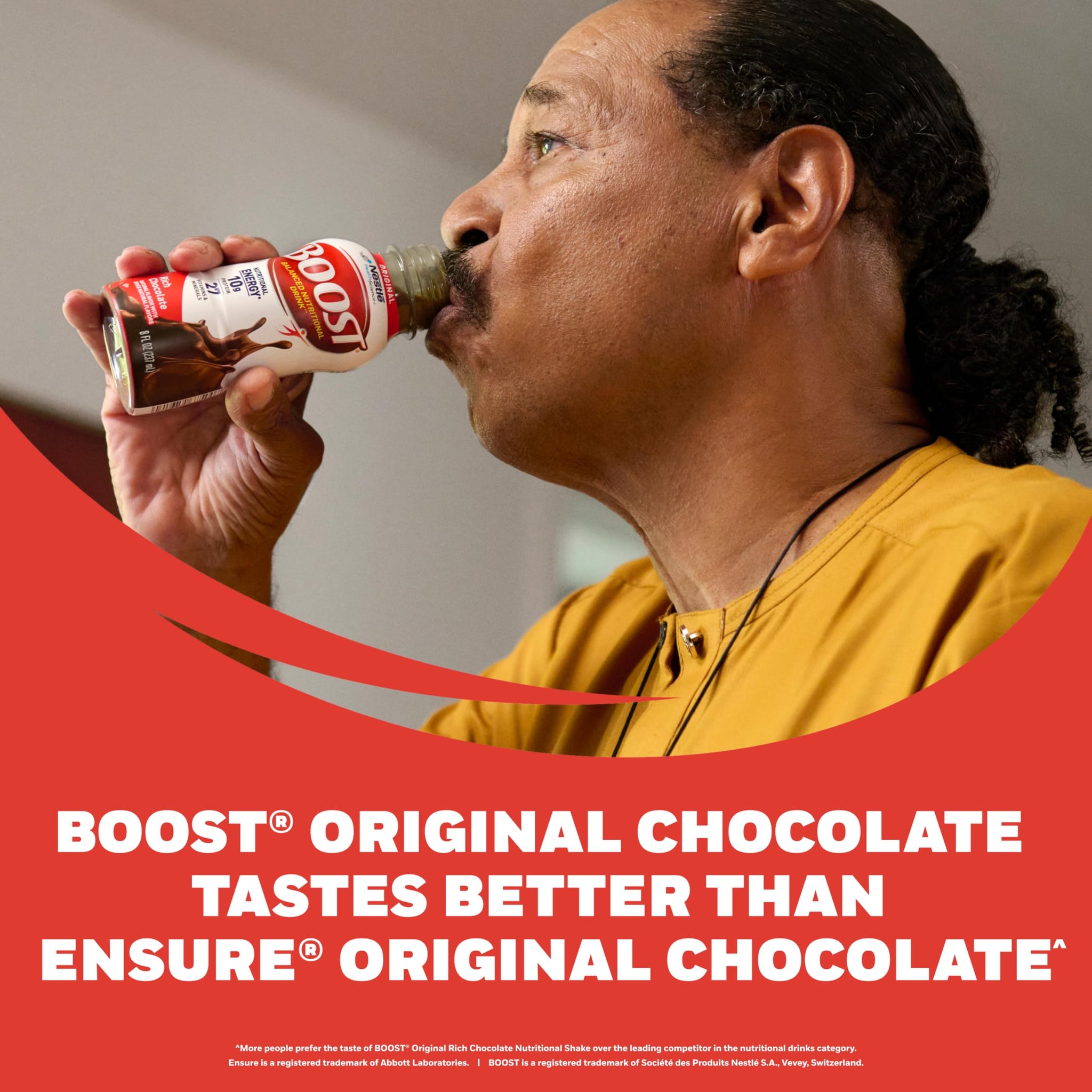 BOOST Original Ready to Drink Balanced Nutritional Drink, Rich Chocolate, 8 FL OZ (Pack of 6)