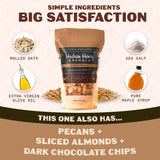 Hudson Henry Chocolate Pecan Granola | Gluten Free Granola with Nuts & Seeds | Vegan, Non-GMO & Small Batch Baked with Pure Maple Syrup & Extra Virgin