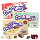 Dessert Cookie Dough Bites, Red Velvet Cupcake, Mint Chocolate, and Cinnamon Bun Flavors, Perfect Movie Night Candy, 3.1 Ounces (Pack of 3)