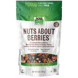 NOW Foods, Nuts About Berries™, Delicious Blend of Raw Almonds, Raisins, Cranberries, Walnuts, Cashews, Blueberries, Cherries and Pumpkin Seeds